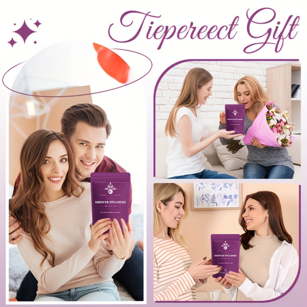 18pcs Shower Steamers Containing Three Types of Essential Oil Shower Tablets: Lavender, Eucalyptus, And Mint. This Self-Care Spa Set Is Suitable for Both Men And Women And Makes The Perfect Gift for Christmas, Valentine'S Day, And Mother'S Day!