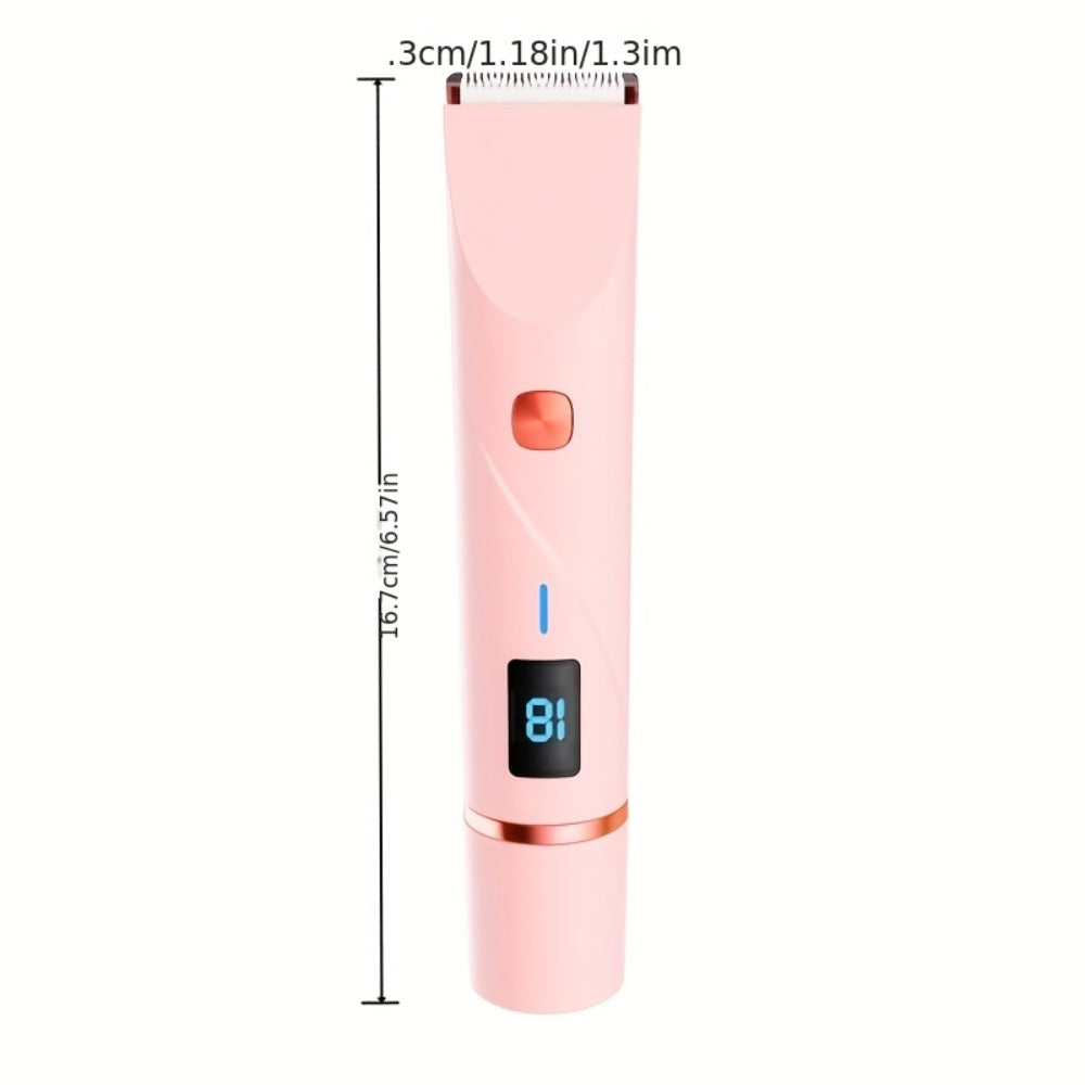 Brand New Upgraded Version with a Built-In Battery Display, Women'S Bikini Trimmer, Bikini Shaver, Dual-Head 2-In-1 Electric Shaver for Women (Suitable for Any Body Part), for Both Wet And Dry Use, Specifically for The Bikini Area