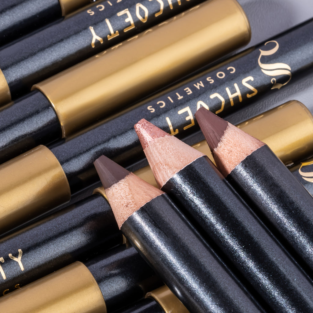 [12 Matte Eyeshadow Pencils] A Set of 12 Matte Thick Stick Foam Eyeshadow Pencils, Featuring a Combination of Shimmer And Matte for Eye And Eyeliner