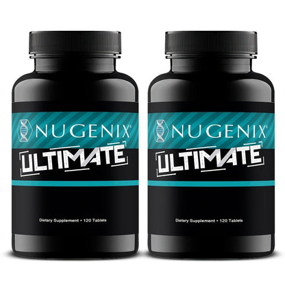 Men's Vitality Supplement Capsules - Nugenix Ultimate Formula for Male Energy, Strength & Testosterone Support - Daily Performance Booster for Men - 120 Capsules Per Bottle
