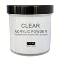 Clear White Pinkish 4Oz Acrylic Powder, Professional Acrylic for Nail System for Nail Extension Sculpting And 3D for Nail Art, Polymer Powder, No Lamp Needed