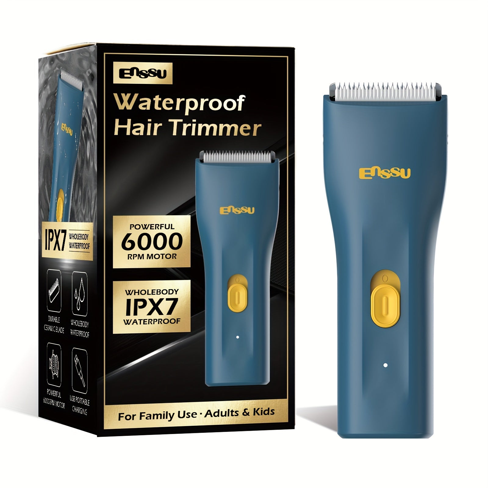 Groin Hair Trimmer for Men IPX7 Waterproof Ceramic Blade Electric Body Pubic Shaver LCD Display Replaceable Head Safe Grooming Tool