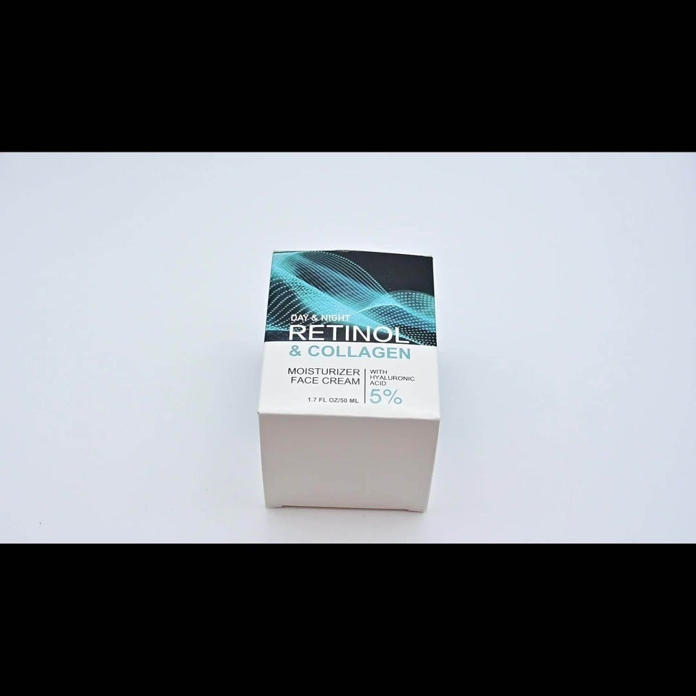 1.69oz Retinol Advanced Moisturizing Cream with Collagen, Hyaluronic Acid, Vitamin C+E for Face, Body, Hands And All Skin Types. Can Be Used Day And Night.