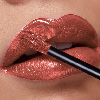Shimmer Liquid Lipstick — Highly Pigmented Metallic Lip Gloss | Long-Lasting Non-Sticky | Plant Squalane Formula | 24 Shades for All Skin Types
