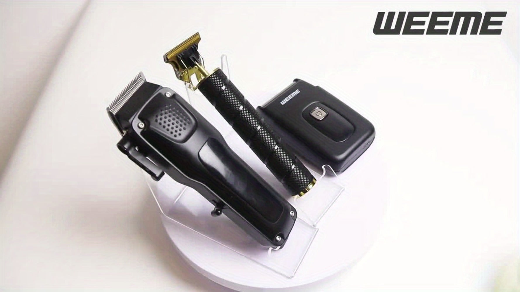 WEEME Essential Grooming Kit for Men, Ultimate Trimming and Shaving Solution with USB Charging and LCD Battery Display, Perfect Gift for Dad Brothers Sons or Friends
