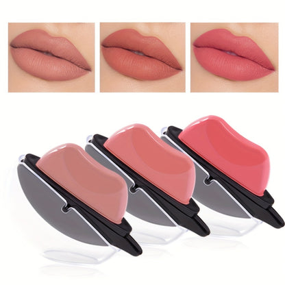 Lipstick Set 6pcs - Matte Color Changing Lip Shaped Lipstick with Jasmine Scent, Non-Fade Long-Lasting Formula, Multi-Shade Lip Makeup Gift Set for Women