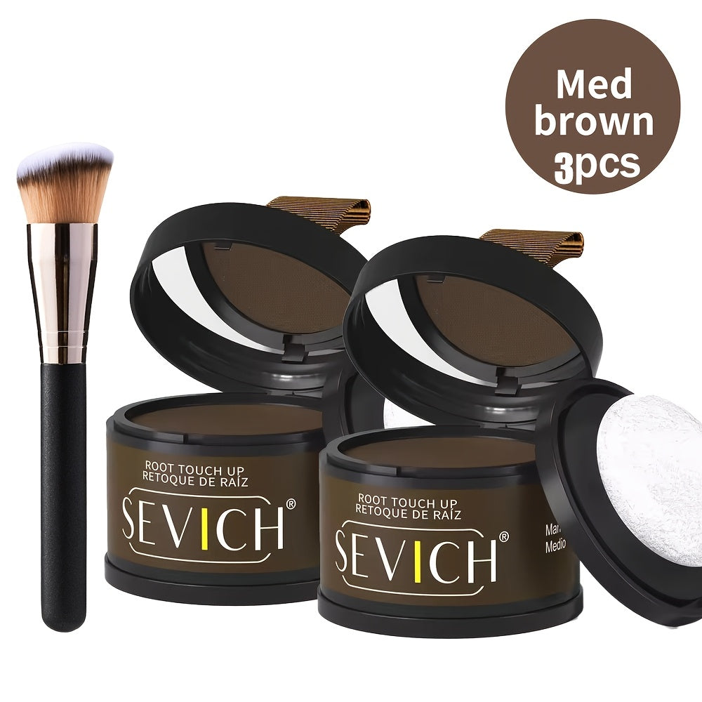 Hairline Powder Root Touch Up — Instantly Conceals Thinning Hair, Gray Roots & Hair Loss, Hair Shadow Topper for All Hair Types, 13 Shades 2/3pcs Kit