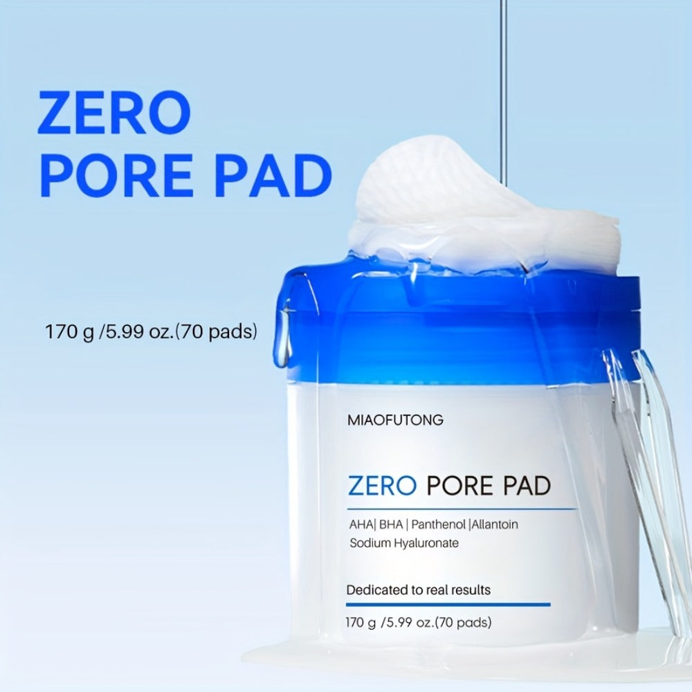 Exfoliating Face Cleansing Pads Pore Minimizing Blackhead Whitehead Remover Deep Cleansing Hydrating Alcohol Free Fragrance Free Sensitive Skin 170g