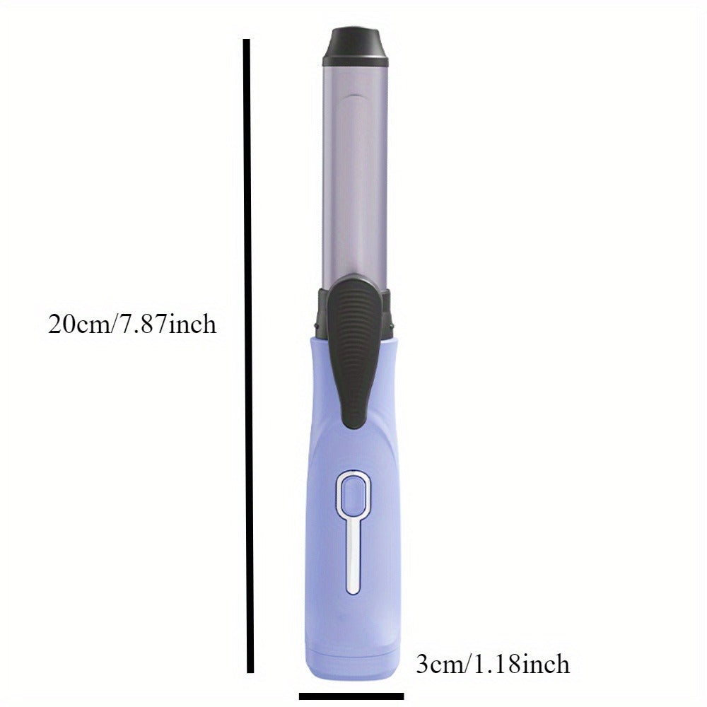 Portable Wireless Mini Hair Curling Iron Long Lasting Style Airy Bangs Big Wave Permanent Hairdressing Tools Additions for Students