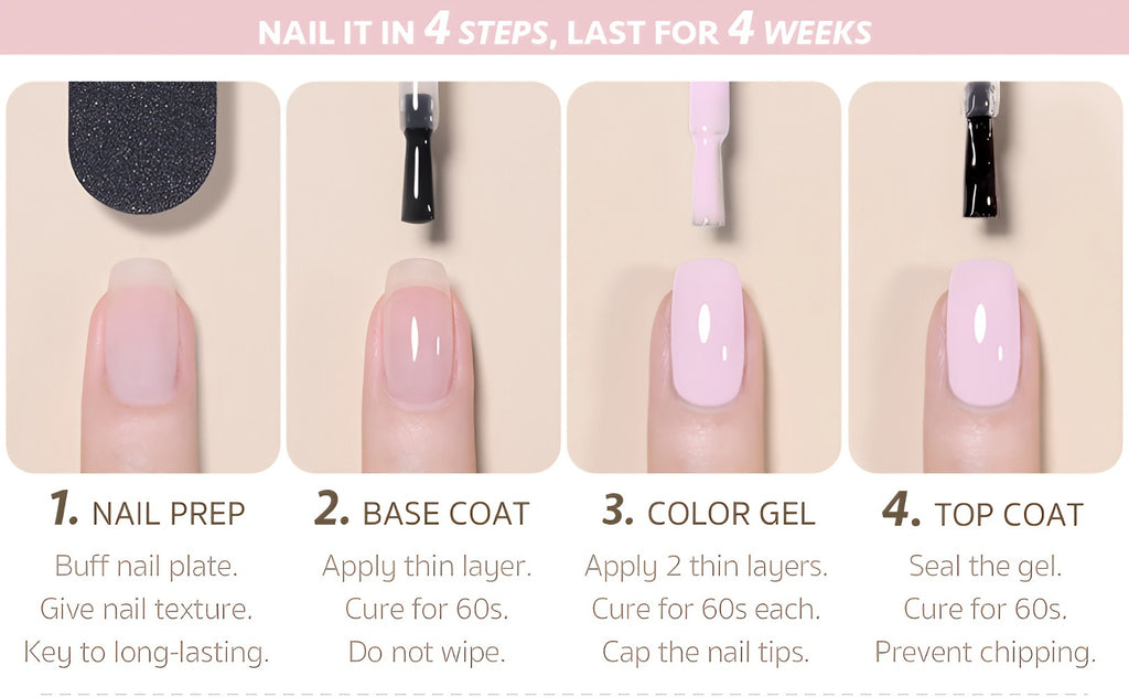MISS MISIDY 0.54Oz Pink Gel for Nail Polish, 16Ml Soak Off Light Gel Polish for Nail Art at Home