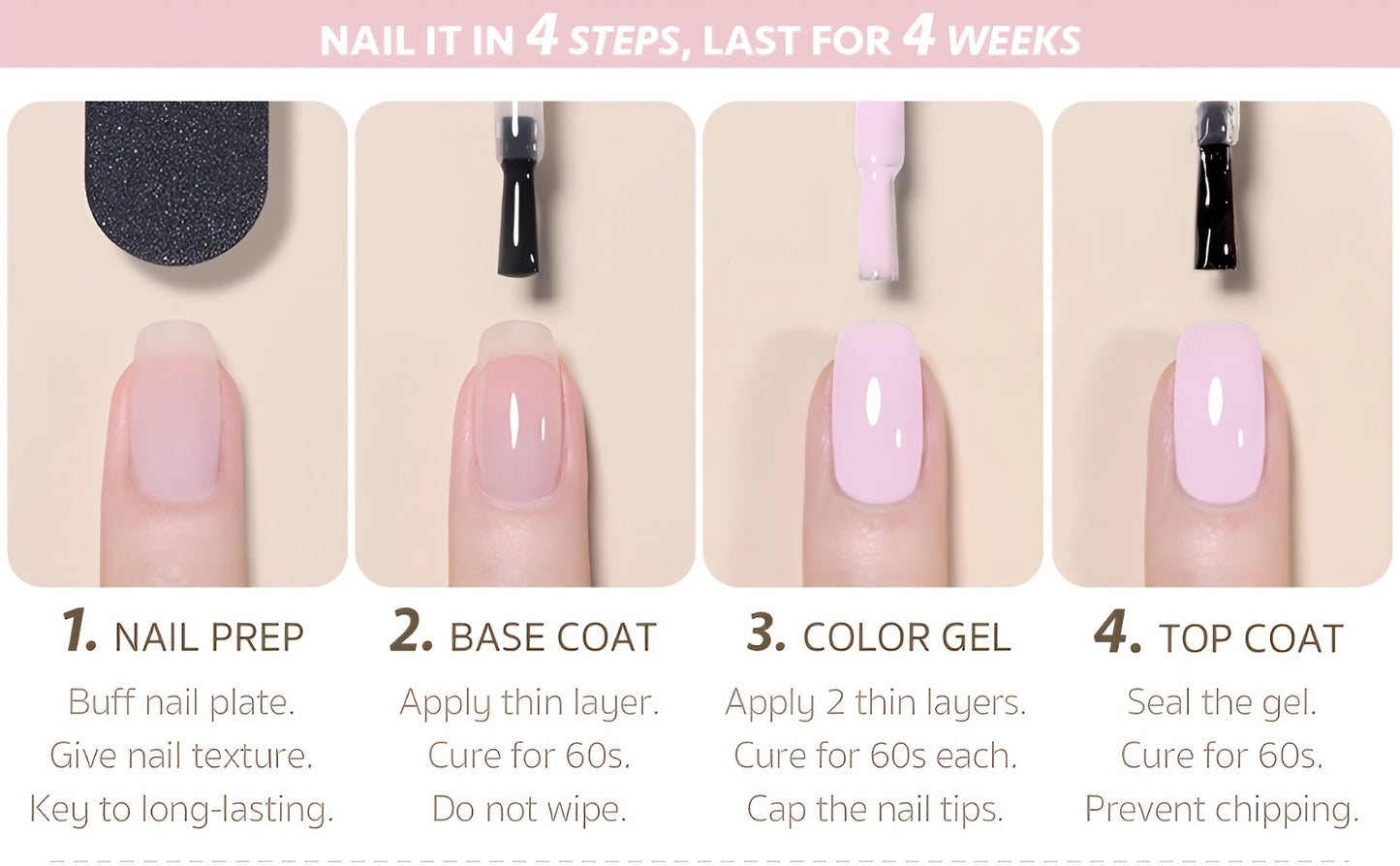 Pink Gel Nail Polish Baby Pink Soak-Off UV LED — MISS MISIDY 16ml Long-Lasting Chip-Resistant Gel Polish for Home & Salon Nail Art, Smooth Self-Leveling Formula, Easy Soak-Off Removal, Everyday & Special Occasions