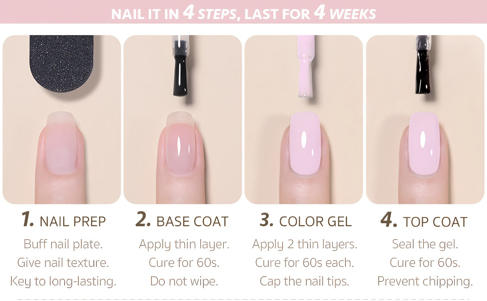 MISS MISIDY 0.54Oz Pink Gel for Nail Polish, 16Ml Soak Off Light Gel Polish for Nail Art at Home