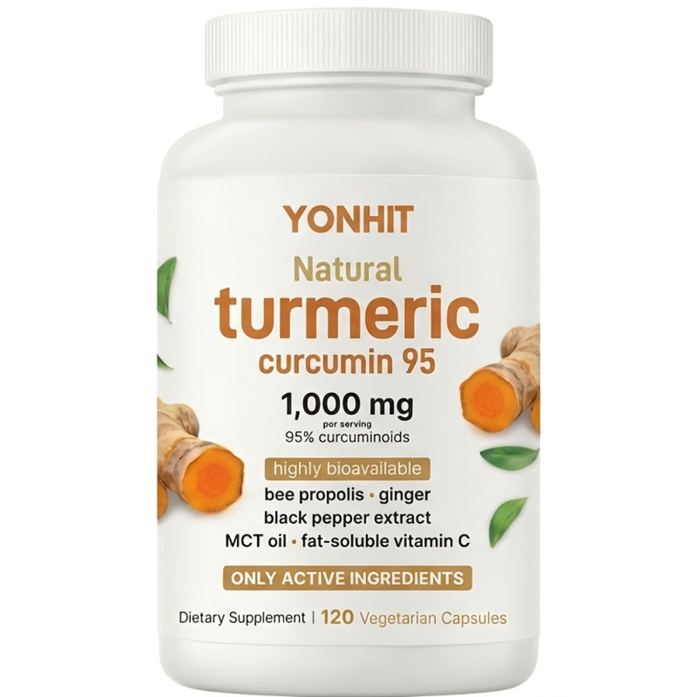 [Father's Day Special] Turmeric Curcumin | 95% Curcuminoids With Black Pepper And MCT Oil For Maximum Absorption, Zero Fillers, 120 Plant-Based Capsules, Suitable For Both Men And Women. Reward Yourself Or A Loved One With, Father's Day Special | Local Wa