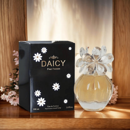 Sweet Floral Perfume for Women Daicy EDP Natural Spray 3.4 fl oz 100ml Long Lasting Feminine Fragrance Rose Jasmine Peony Everyday & Gift