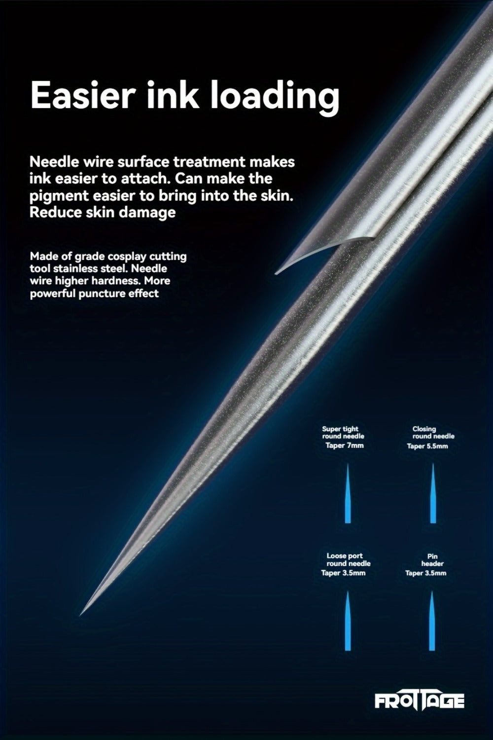 Tattoo Cartridge Needles Integrated Set High Transparency Tips Stable Assembly Round Liner Shader Curved Magnum M1 for Artists & Beginners 26 Sizes RL RS CM