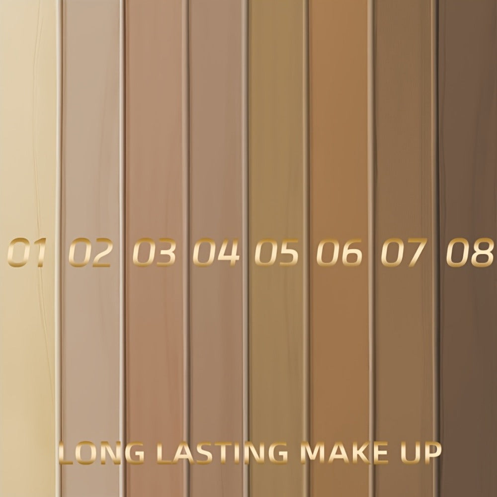 Liquid Foundation 2pcs Full Coverage Concealer Makeup for Women Light Texture Buildable Formula Evens Skin Tone All Skin Types Face Foundation Set