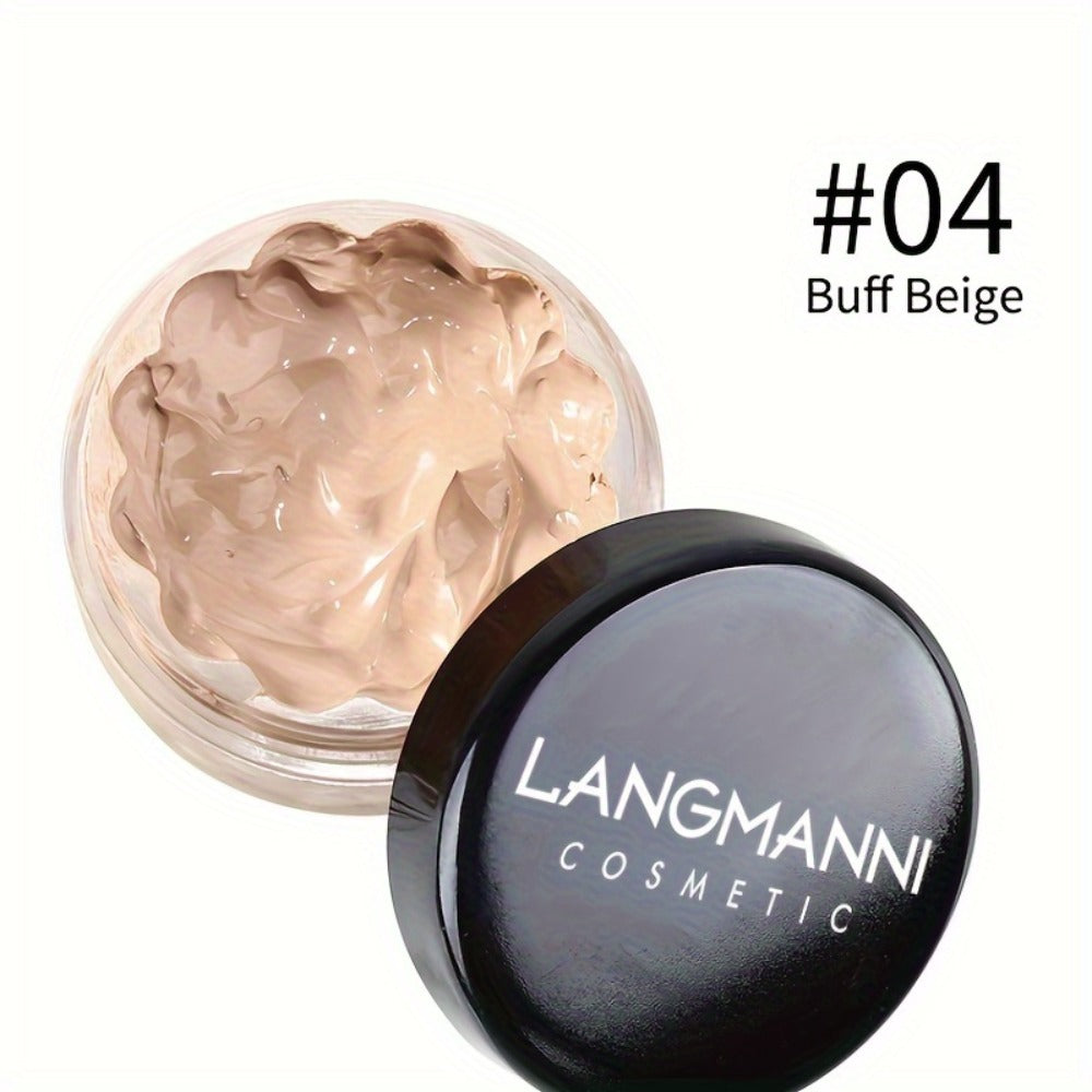 Cream Concealer Foundation Set 3pcs — Waterproof Long-Wear Contour Makeup, Corrects Dark Circles, Eye Bags, Red Marks & Freckles, Full Coverage Color Corrector for All Skin Tones, Easy to Apply