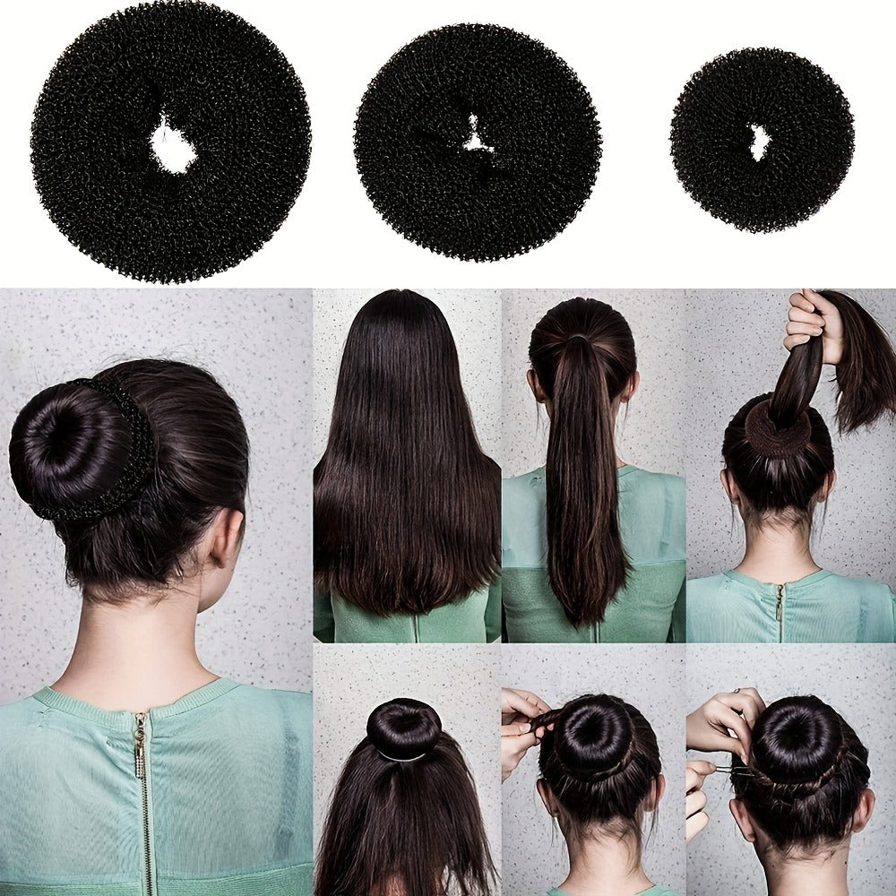 81pcs Set of Hair Curler and Braiding Tool Suit Clip Meatball Head Donut Hair Pulling Pin Bridal Hair Braiding Device Bridal Hair Accessories Styling Braided Hair Braiding Device Headdress
