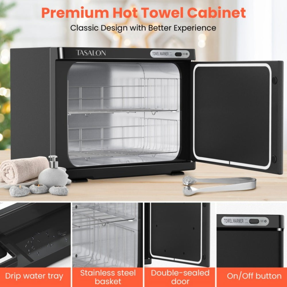 23L Large Capacity Hot Towel Warmer Cabinet, Use for Facial Spa, Hair Beauty, Salon Equipment and Home, Perfect Temperature for Towel Warmer, Fits up to 72 Small Towels