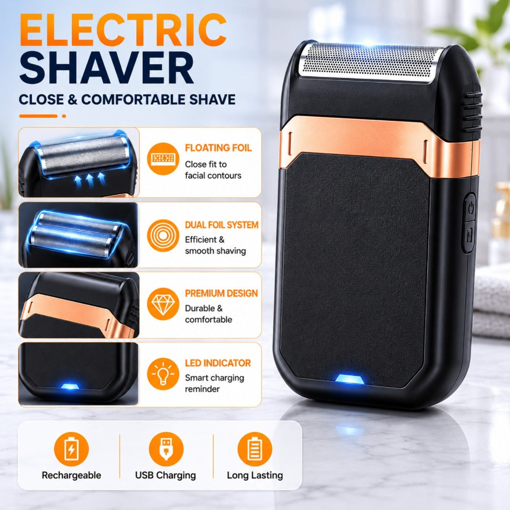 Rechargeable Electric Grooming Kit. Equipped with an LCD Battery Display, This Set Is an Essential Companion for Use at Home, While Traveling, Or in The Car-Making It The Perfect Gift for Husbands, Boyfriends, And Elders