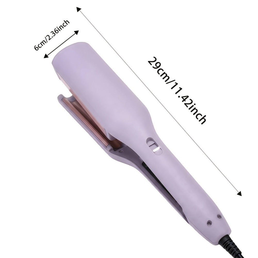 Professional Hair Salon Curling Iron. 32Mm Wave Curling Iron, Designed for Hair Enthusiasts And Stylists to Easily Create Perfect Waves And Deep Curls, Long-Lasting V Deep Curls, Anti-Scald with Safe Temp Control, Gifts for Her, Mother'S Day Gifts