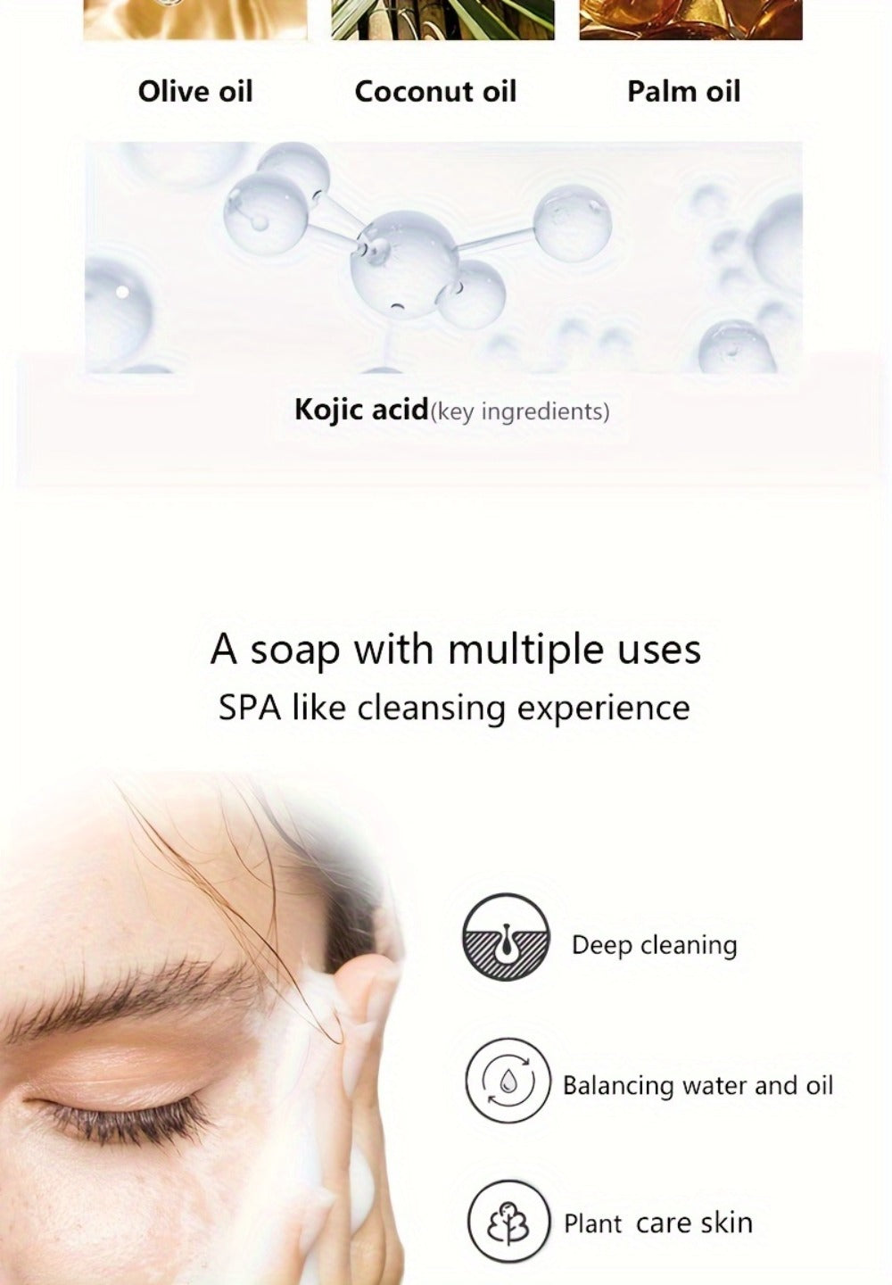 6pcs 100g Kojic Acid Soap - Brighten Skin Tone, Moisturizing, Oil Controlling Soap For Hand, Face, Bath - Natural Orange Flavor, Essential Oil, Gentle Cleansing, Halloween, Thanksgiving, Christmas Gift