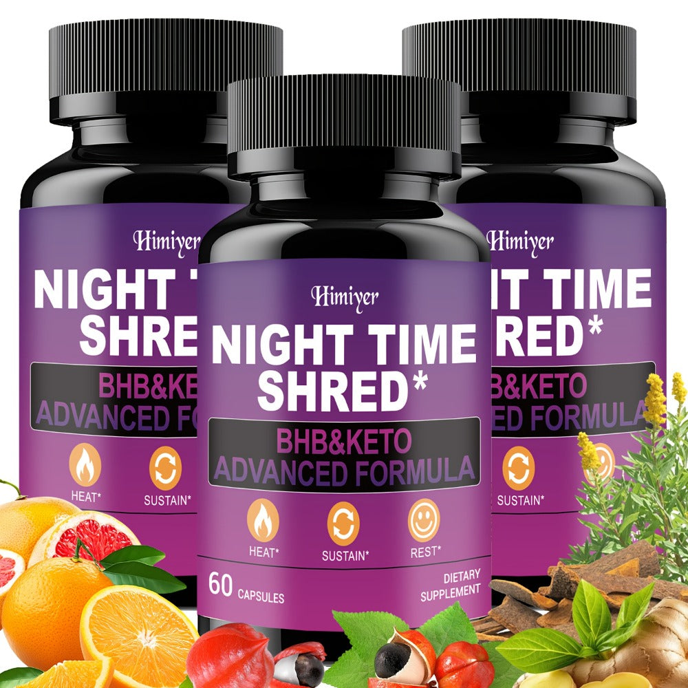 Buy 2 Get 1 Free - NIGHT TIME SHRED Mask - Contains 22% Caffeine, Goji Berries, And Dandelion Root Stems to Help Metabolism And Shape Your Ideal Body - Sleep, Stress, Antioxidants.