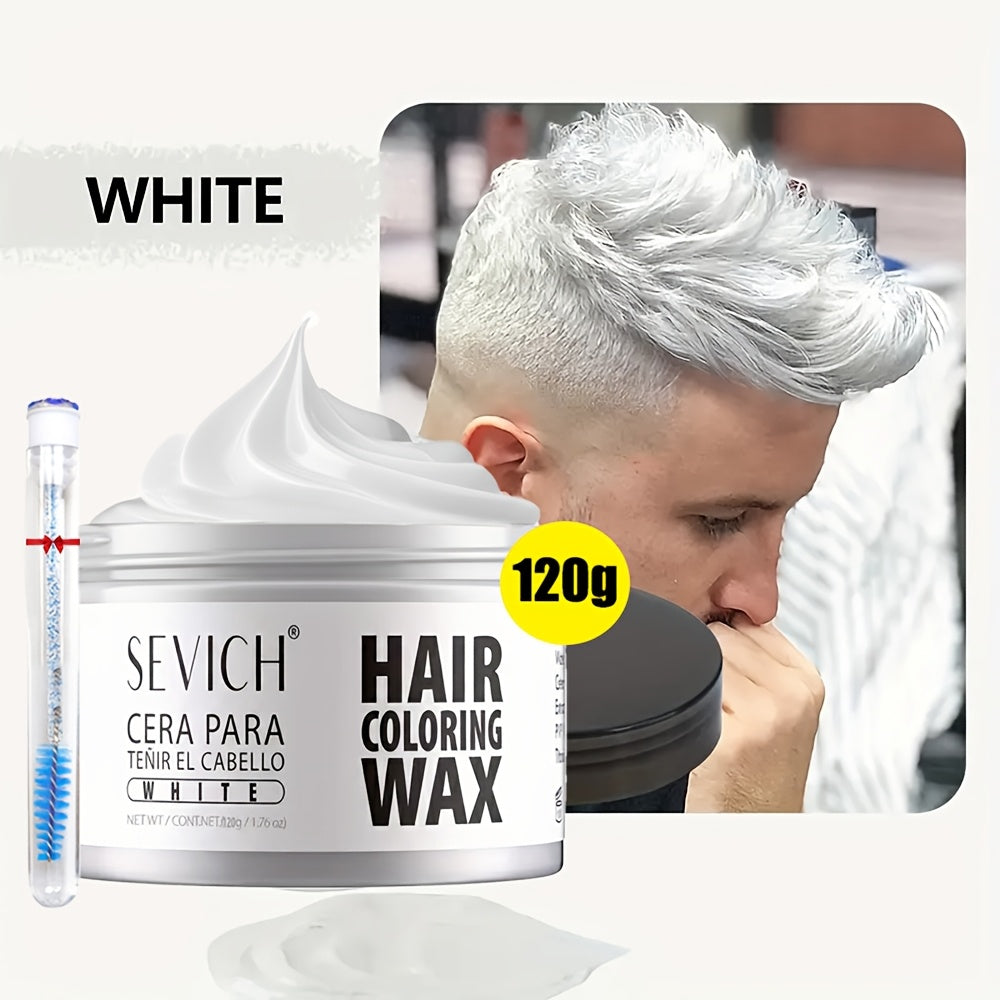 SEVICH Hair Dye Wax - Fun, Temporary Hair Coloring for Parties, Cosplay & Festivals - Instant Color Change & Strong Hold Styling Wax