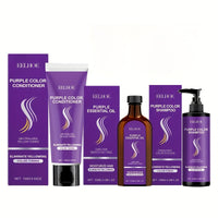 Purple Shampoo + Conditioner + Argan Hair Oil
