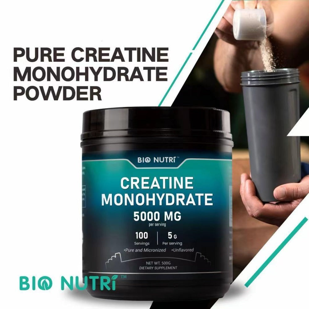 Creatine Monohydrate Powder 500G, 5000mg Per Serving, Micronized Creatine, Pure Unflavored