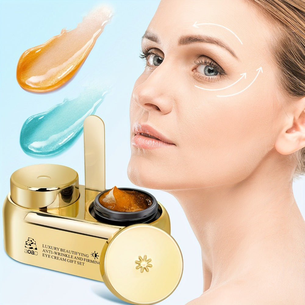 Caffeine Day & Night Eye Cream Peptide Firms Moisturizing Collagen Eye Area Hyaluronic Acid Brighten Skin Eye Essence
