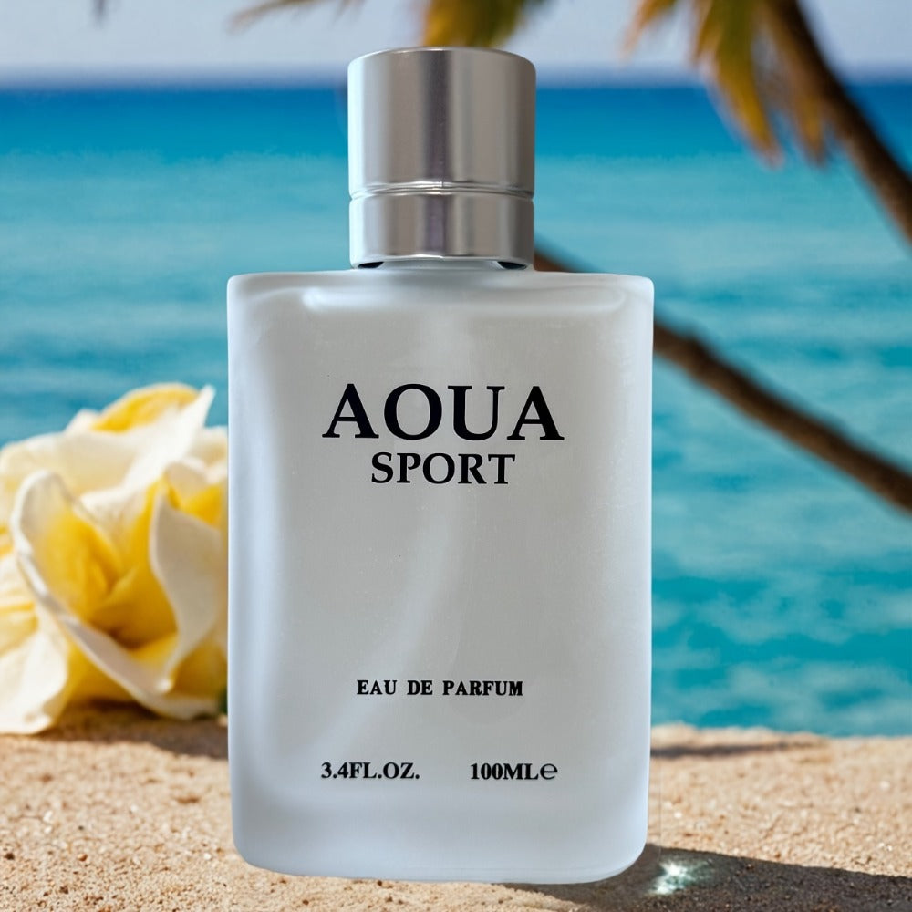Valentine's Day's Gift, Gift for Loved one Mens EDP 3.4oz AOUA, Top Notes Jasmine/Lime/Neroli