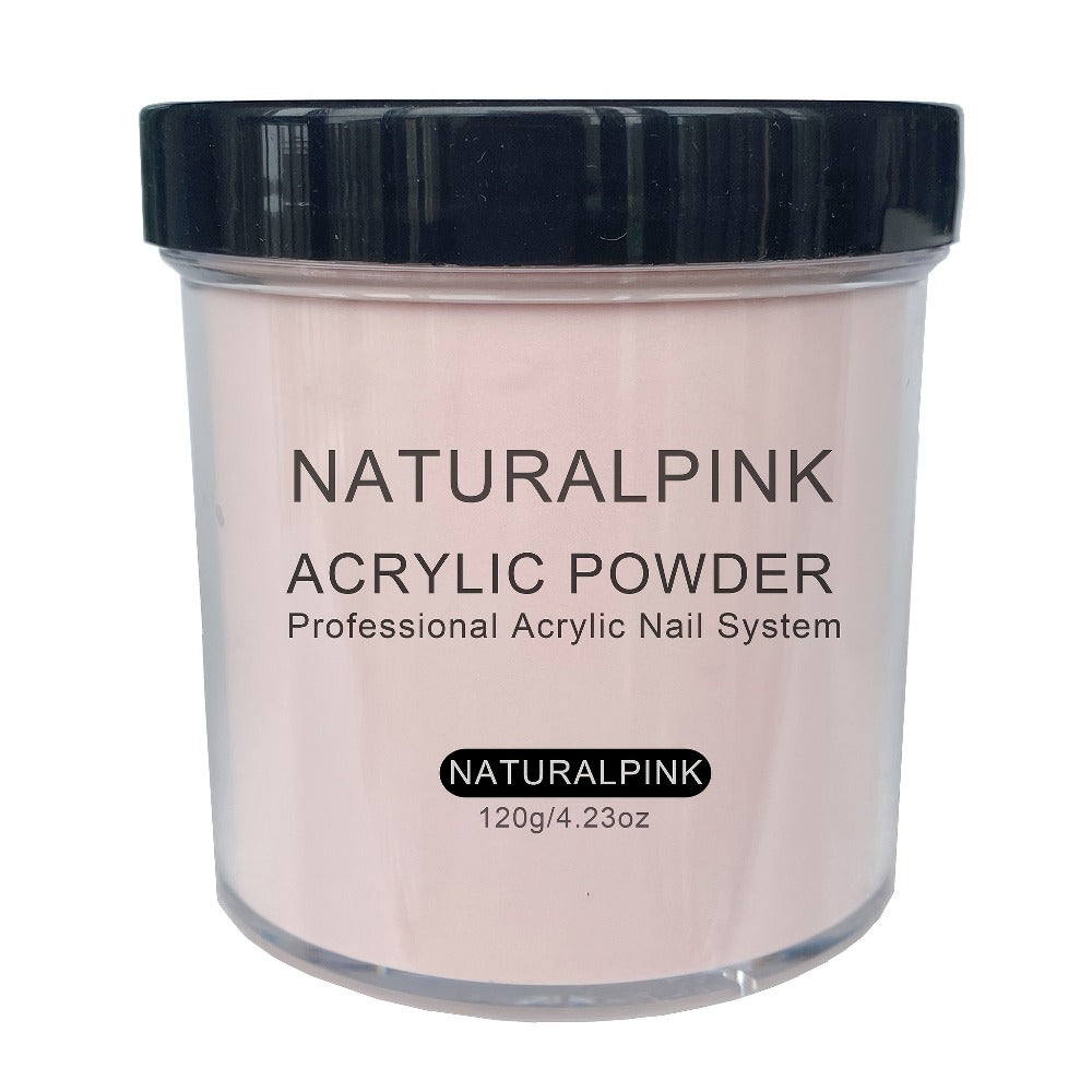 Professional Acrylic Nail Powder System - 4oz Rose, Peach, Almond & Natural Pink for Extensions, Sculpting & 3D Art, Formaldehyde-Free, No Lamp Needed, Comes in Durable Container or Box, Sleek Design for Nail Tech Supplies, 3D Nail Art | Professional