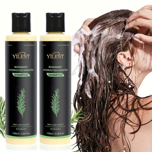 Rosemary Shampoo - Ideal for Luxurious, More Voluminous Hair. Enriched with Rosemary Extract And Amino Acids, It Leaves Your Hair Looking Healthier And More Abundant, Suitable for All Hair Types-Summer Shampoo