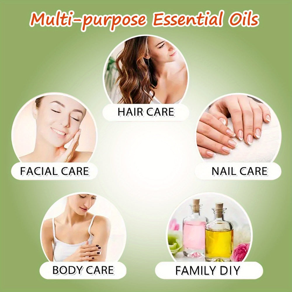Citronella Essential Oil 50ml Pure Hydrating Body Massage Oil with Dropper - Non-Alcoholic Moisturizing Oil for Face Hair Nails Dry Skin Care All Skin Types Adults