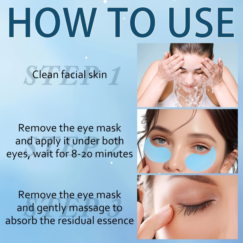 60pcs Of Retinol Collagen Eye Mask, Effectively Firming The Eyes, Deeply Moisturizing And Nourishing, Suitable For Puffiness And Dark Circles, Lifting Smooth Beige Eye Pads, And Reducing Sagging Effects