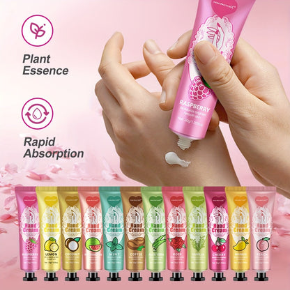 Hand Cream and Lip Balm Gift Set - Shea Butter Moisturizing Skincare Bundle for Dry Cracked Skin, Natural Body Care Kit for Women