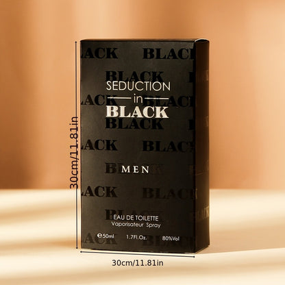 Amber Wood Cologne Spray for Men 1.69 fl oz | Long Lasting Sophisticated Mens Fragrance Salon Scent Everyday & Special Occasion Gift