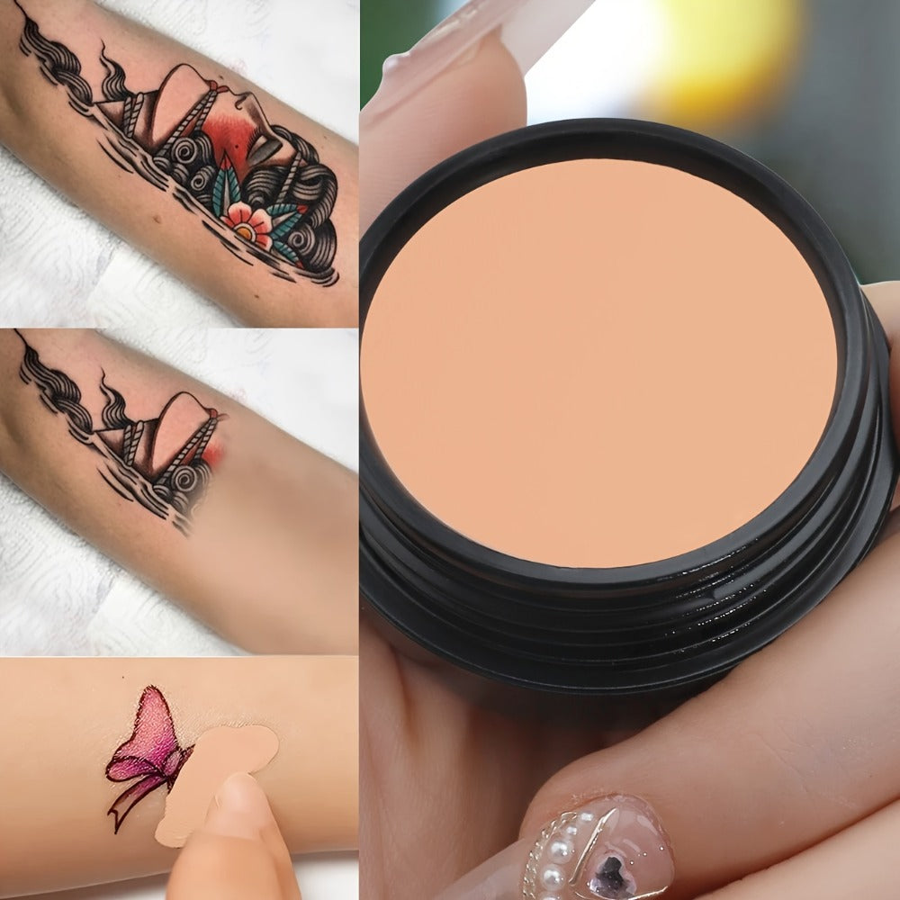 Full Coverage Concealer Cream 2pcs — Waterproof Matte Finish, Plant-Based Squalane Formula, Buildable Coverage for Dark Spots & Blemishes, All Skin Tones Light to Dark