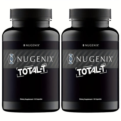 Men's Health & Muscle Support Supplement with L-Citrulline, Fenugreek & Vitamin B6 - Testosterone, Energy & Circulation Booster - Total-T Daily Male Wellness Formula