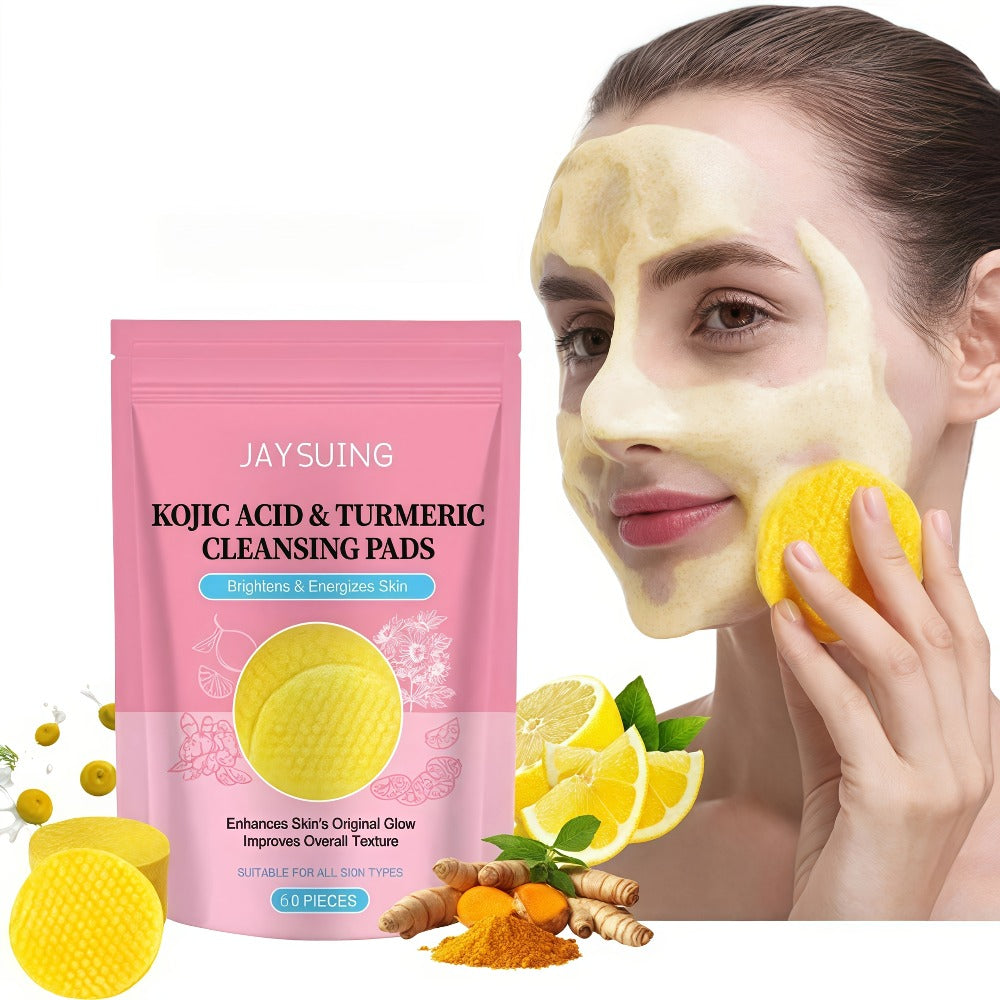 180pcs Of Citric Acid And Turmeric Cleansing, Soft And Gentle, Niacinamide And Turmeric Cleansing Deep Cleansing, Moisturizing And Makeup Remover, Suitable for All Skin Types, Easy to Use, Women's Beauty And Skincare Products