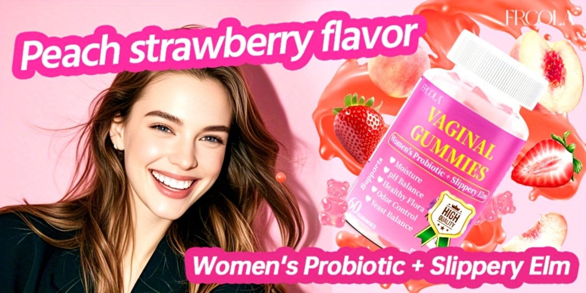[Feminine Private Care Gummies] - Natural Hydration, Comfort, Elasticity, And Balance - 30 Servings with Kacip Fatimah, Fenugreek, Slippery Elm Bark, Manjakani, And Maca Root, V-Positiv Probiotic Blend
