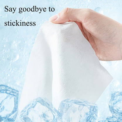 Disposable Bath Wipes No-Rinse 100pcs - Foaming Body Cleansing Cloths Soap Sheets Just Add Water - Portable Travel Outdoor Camping Body Wipes 11.81x11.81 Inch