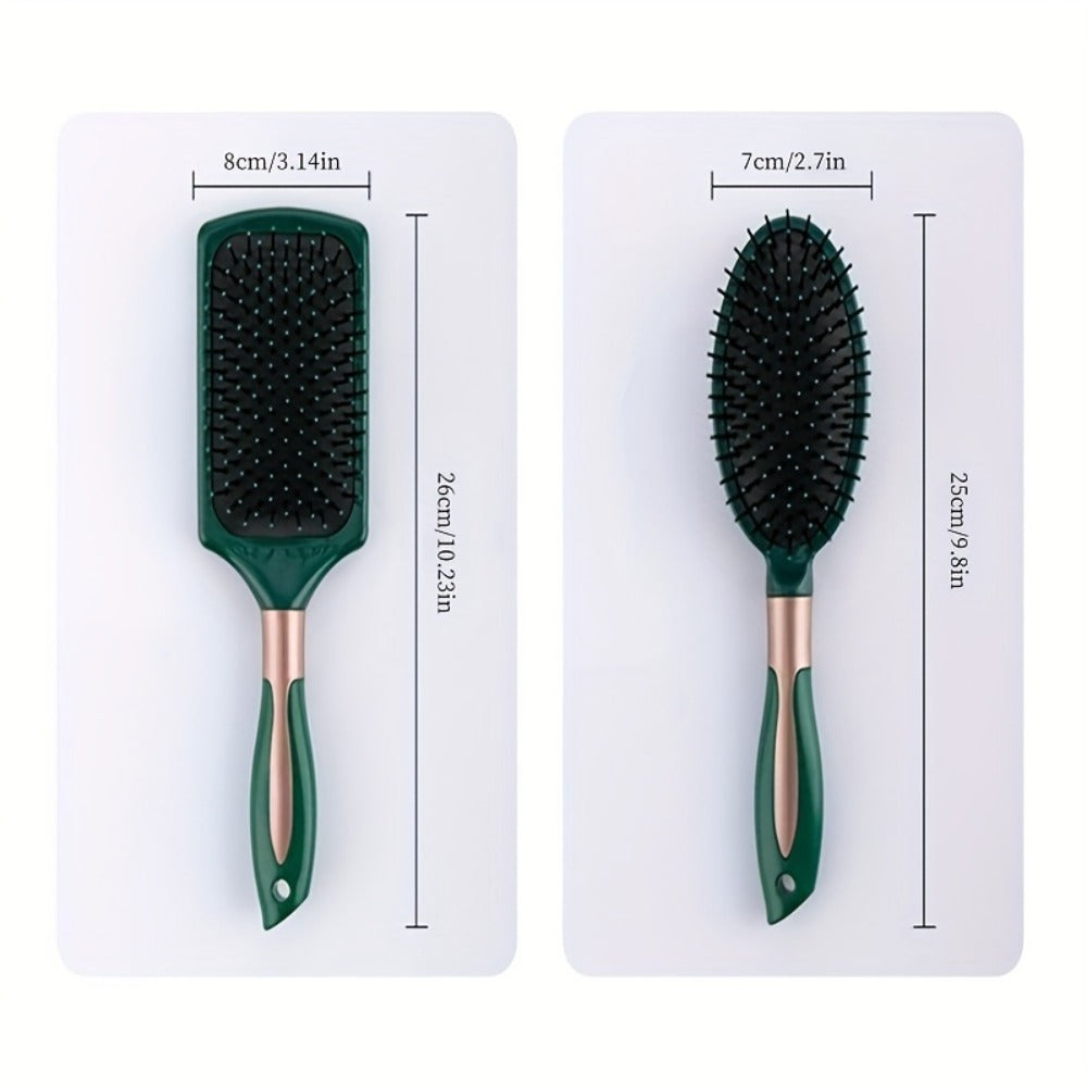 5pcs Hair Comb Set Cushion Comb Comb Curling Brush Women's Smooth Hair Comb-Static Comb Scalp Massage Comb