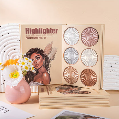Eyeshadow Palette 43 Colors Book-Style Folding Matte Shimmer Contour Blush Highlighter Powder All-in-One Multifunctional Makeup Palette