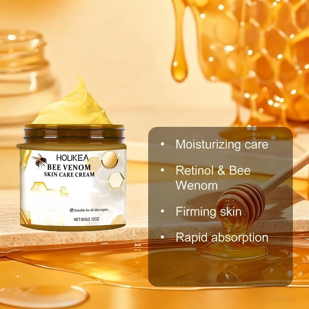 3pcs Bee Venom Body Firming Cream, Provides Long-lasting Hydration And Moisturization, And Firms The Skin. Contains Hyaluronic Acid, Suitable for The Neck, Knees, Legs, And Hands. The Perfect Choice for Daily Care, Gift Choices for Christmas