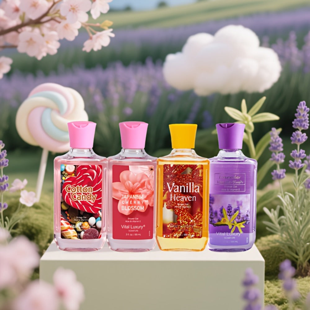[2pcs Body Set] 2pcs Body Set, Multi Scented Fragrance Bath Salt Shower Gel & 2in1 Body Lotion | Home Spa Set & Shower Fragrance Set | Perfect Gift for Birthday, Christmas, Mother's And Father's Day, 88ml+70g, Easy to Carry for Travel Vacation