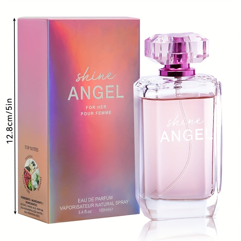 [Gift Giving] 3.4Fl Oz Women's Eau De Parfum Spray, Long-Lasting Fragrance, Notes of Vanilla, Jasmine, Red Berries Flavor, Perfect for Dating, Daily Life, Parties, Gift Giving