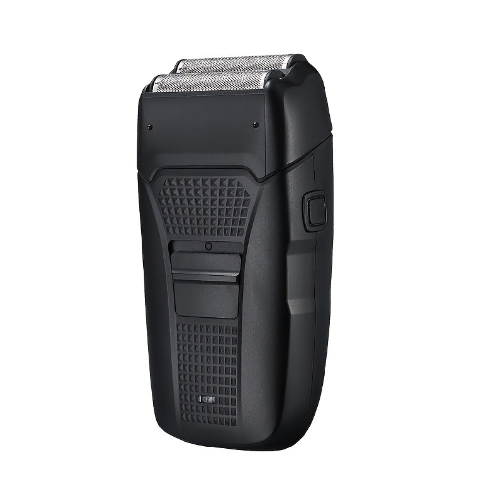 Men's Electric Foil & Bald Shaver with Rechargeable Dual Shaver Head - Cordless Wet/ Use,, Design, Lithium-Ion, 4-in-1 Attachments Compatible, -C Fast, Golden & Black Modern Design for Wet/ Shaving - Ideal for Sensitive Beige & Bald Heads (Flagship Model)