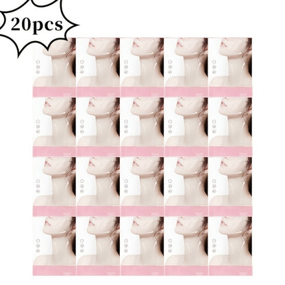 Neck Mask with Niacinamide & Collagen - Deep Moisturizing Firming Neck Care Beauty Mask for All Skin Types - Daily Anti-Aging Neck Treatment Gift Set 20/30pcs
